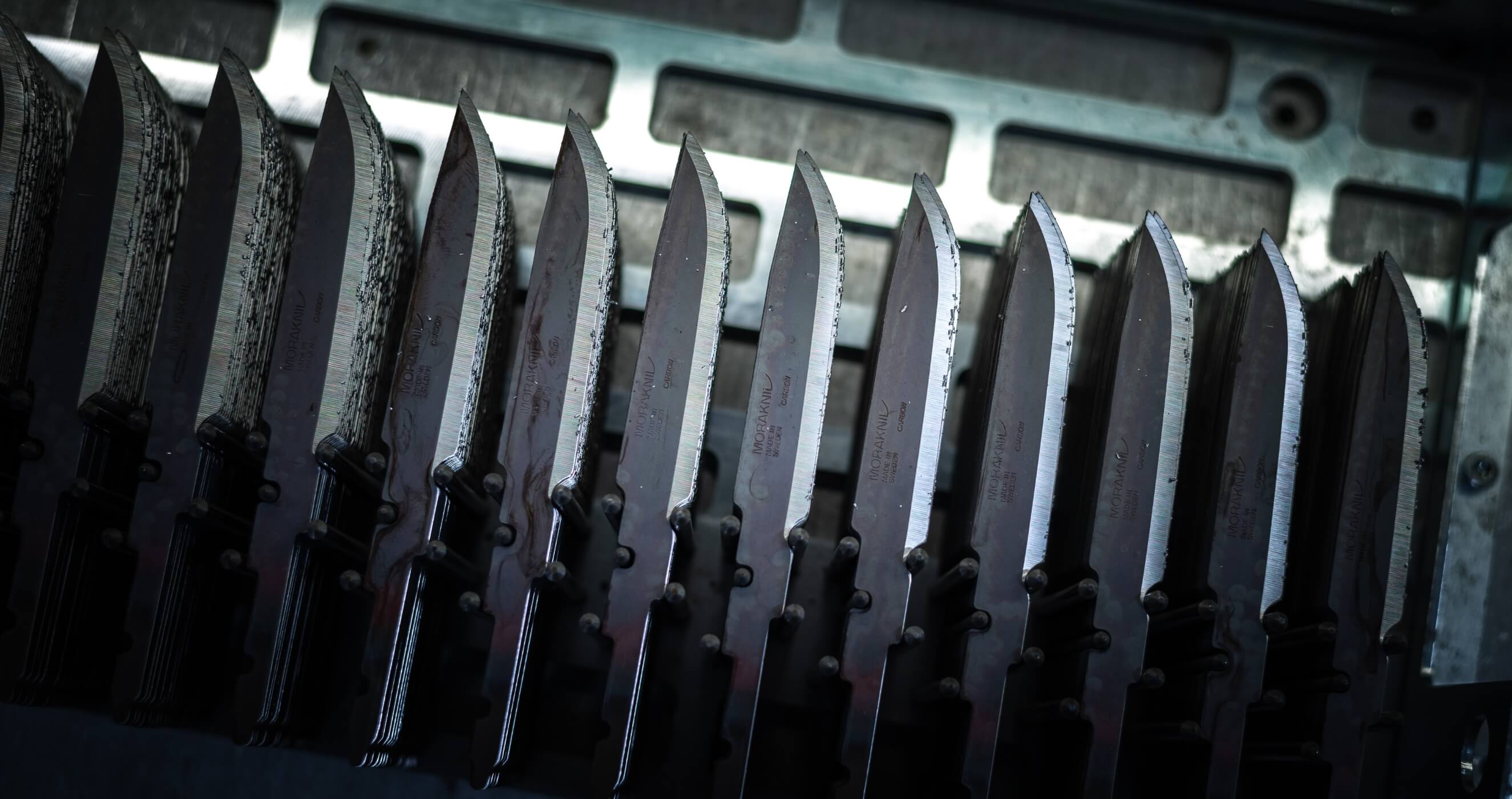 Våra slipningar, eggvinklar & bladryggar