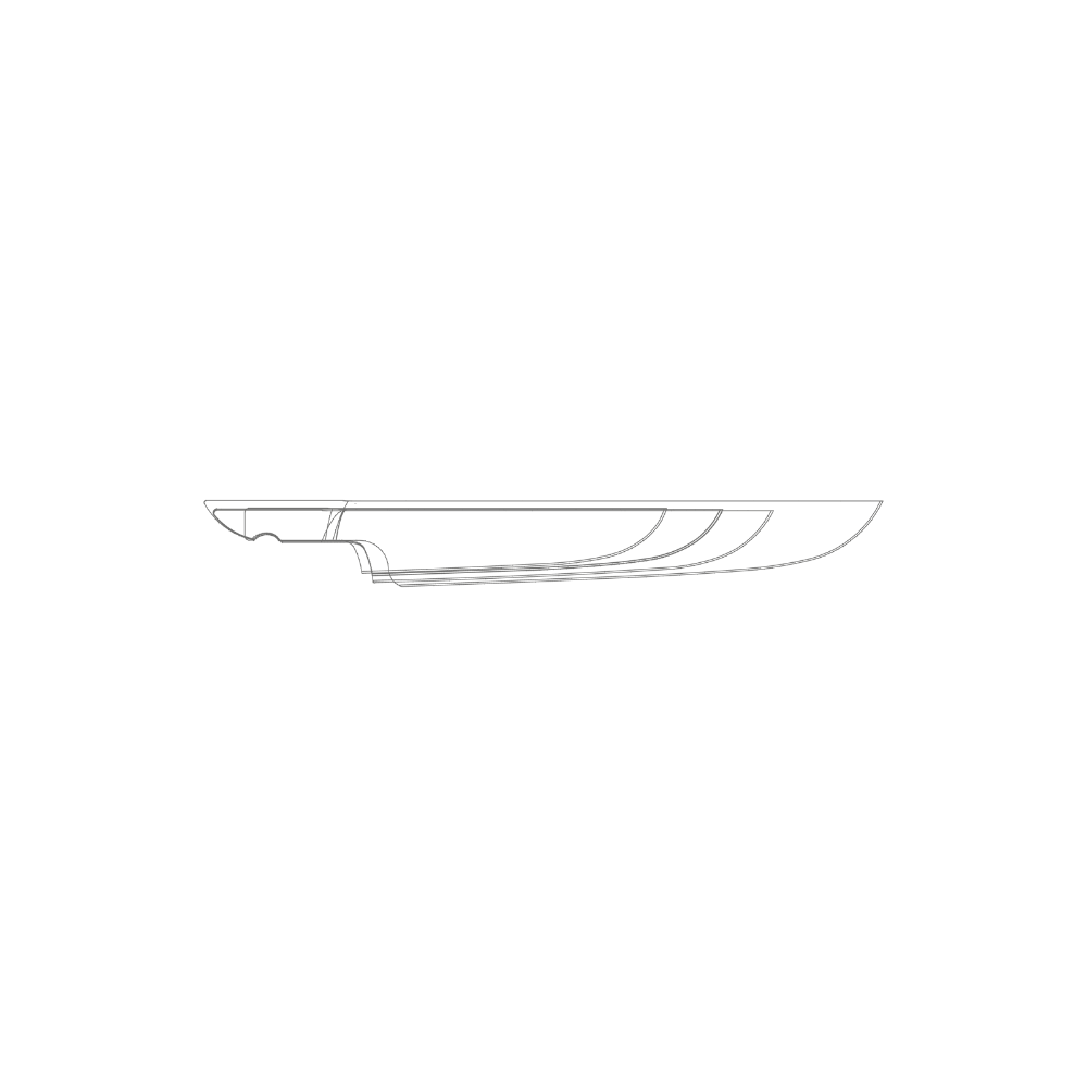 Wide butcher blade